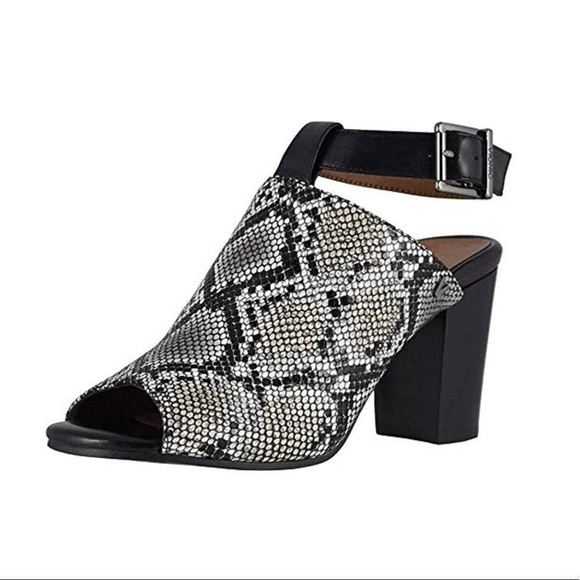 New in Box Vionic Kaia Snake Stacked Heel - Picture 1 of 5